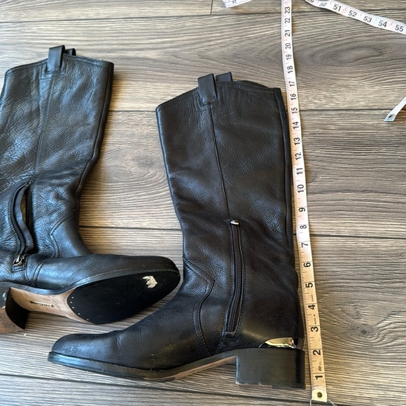 Louise et Cie Zada Black Leather Tall Knee
High Riding Boots Women's Size 7.5 - Picture 7 of 16